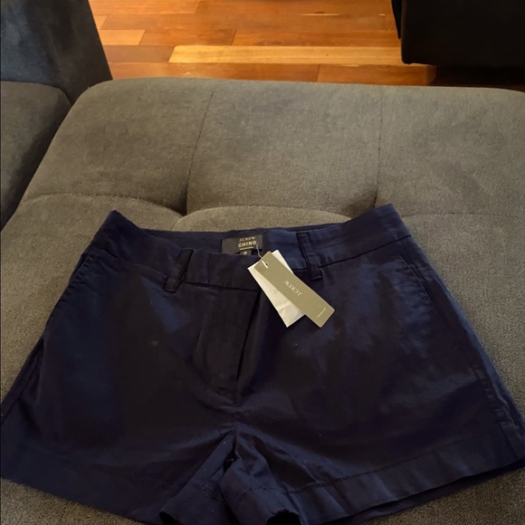 J. Crew Factory Pants - J CREW Navy Chino Shorts Size 0